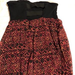 High Low Strapless Dress